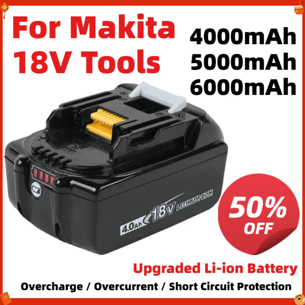 Makita Drill Dtw300 - Bateria Aprimorada de 6000mAh para Ferramentas