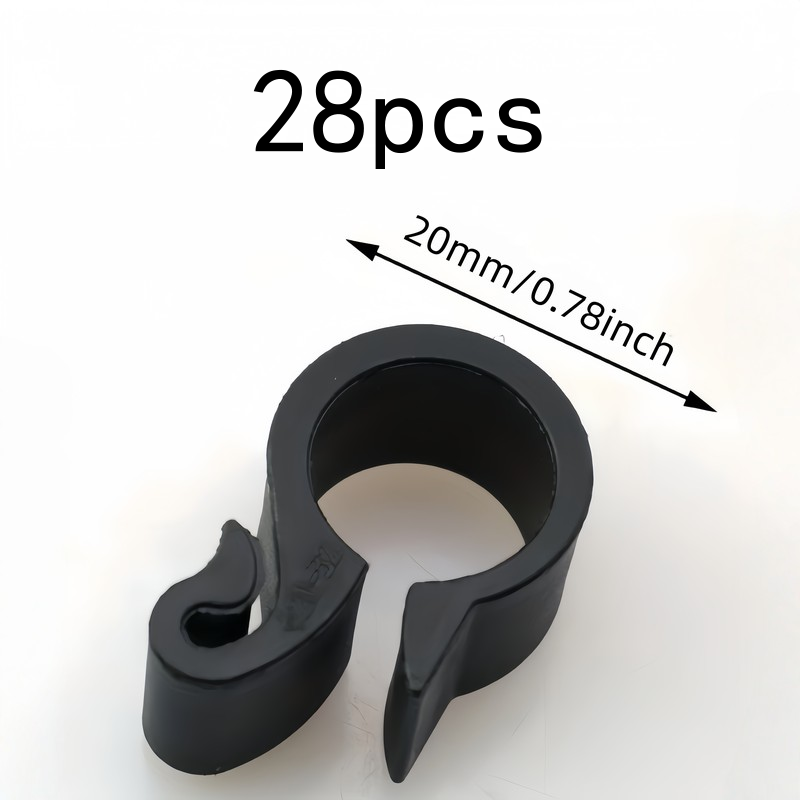 28 peças de clipes de tubo tip - Plastic Pipe Clip avaliação e preço